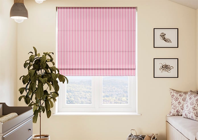 The British Stripe Co. Catherine, Notting Hill No.3 - Twist&Fit Roman Blind - Image 3